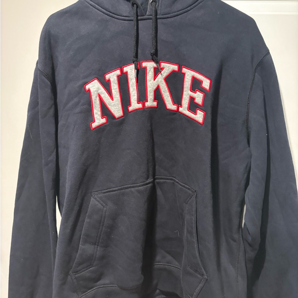 Nike × Vintage Mens Vintage Nike big logo hoodie distressed y2k Size XL